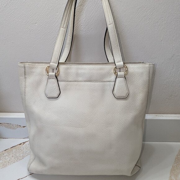 MICHAEL Michael Kors Bedford tote, cream, EUC! - Picture 7 of 8